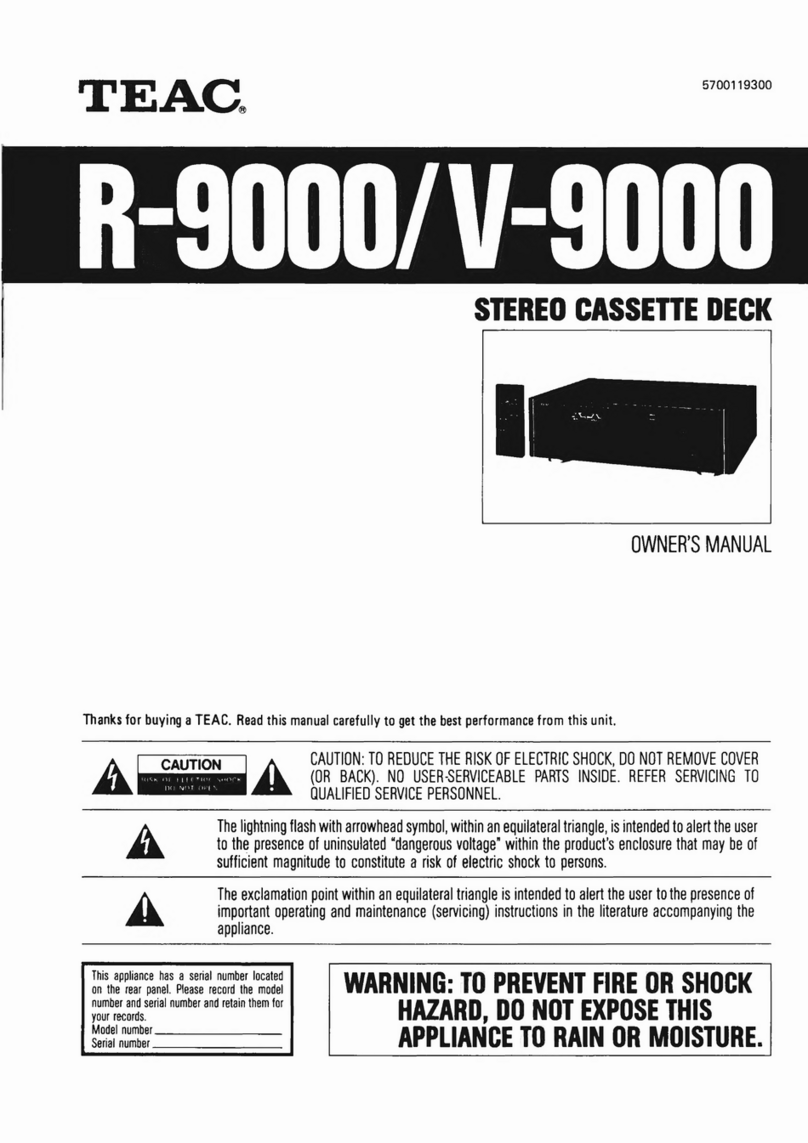 Teac Esoteric R-9000 User manual
