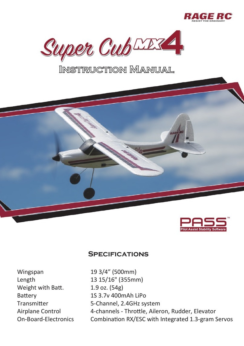 Rage Super Cub MX4 instruction manual Rage Super Cub MX4 instruction manual