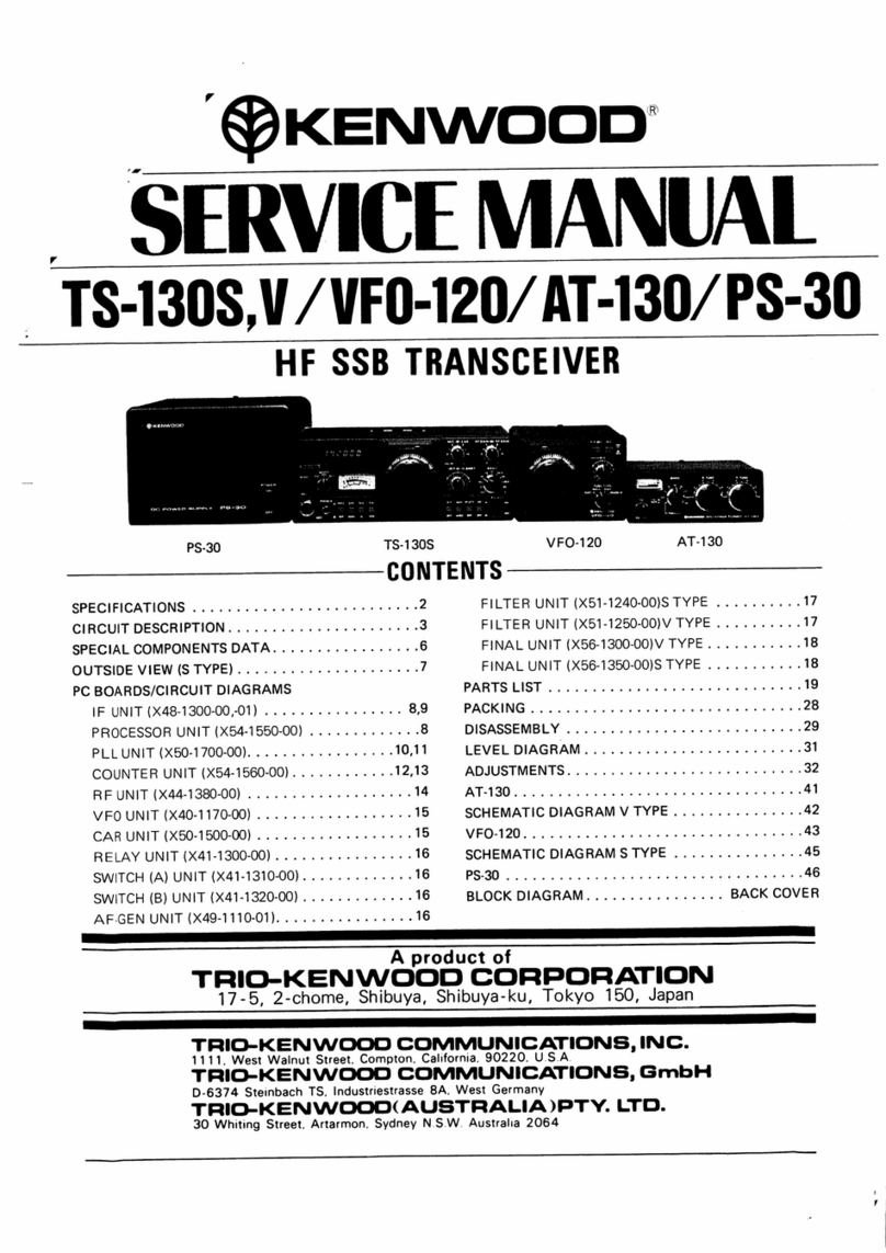 Kenwood TS-130S User manual