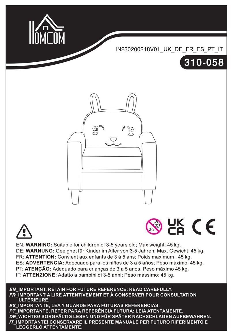 HOMCOM 310-058 User manual