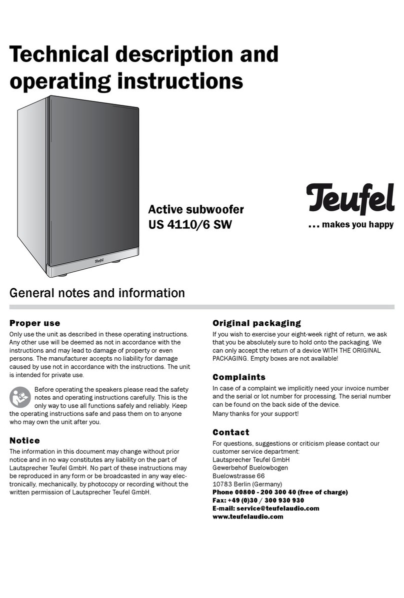 Teufel US 4110/6 SW Manual