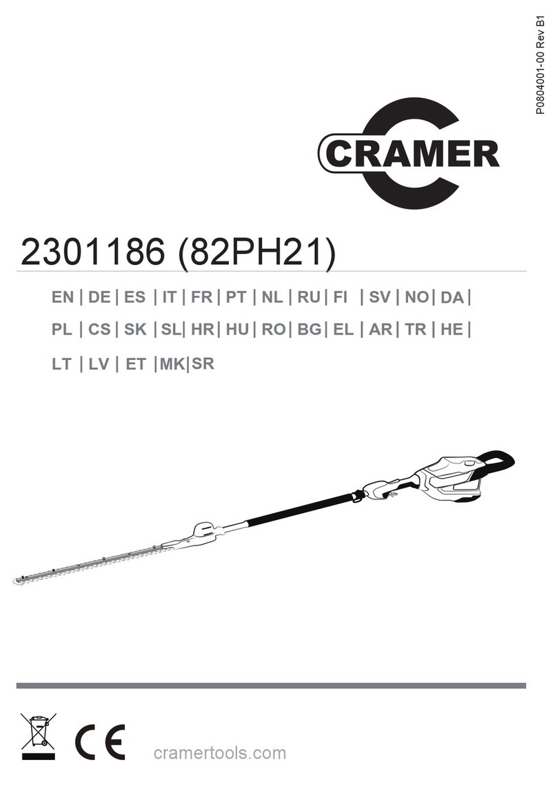 Cramer 2301186 User manual Cramer 2301186 User manual