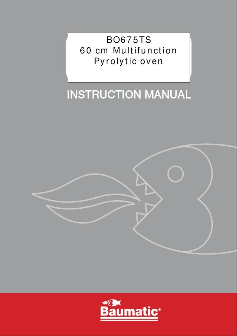 Baumatic BO675TS User manual