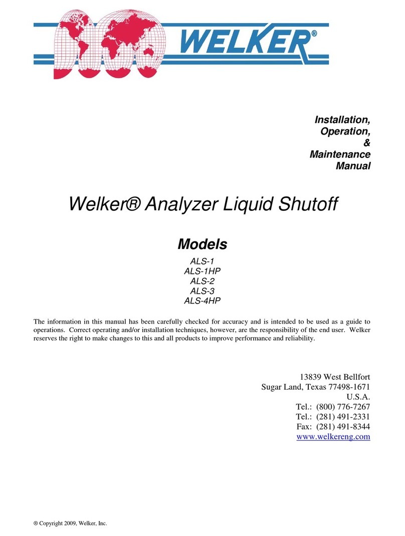 Welker ALS-1 Instruction manual