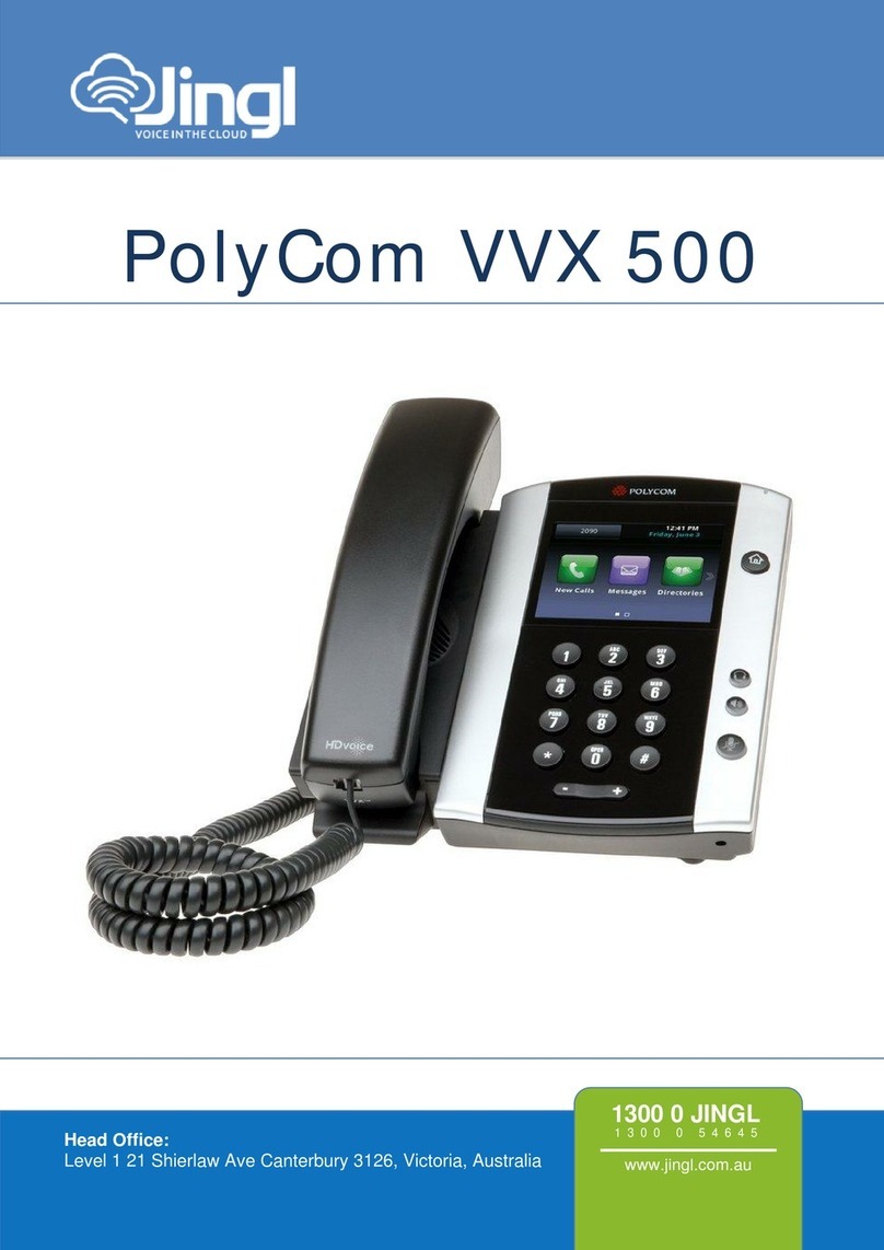 Polycom VVX 500 User manual