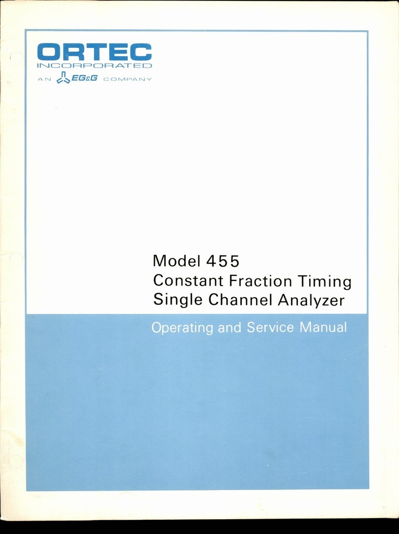 EG&G ORTEC 455 Operating and service manual