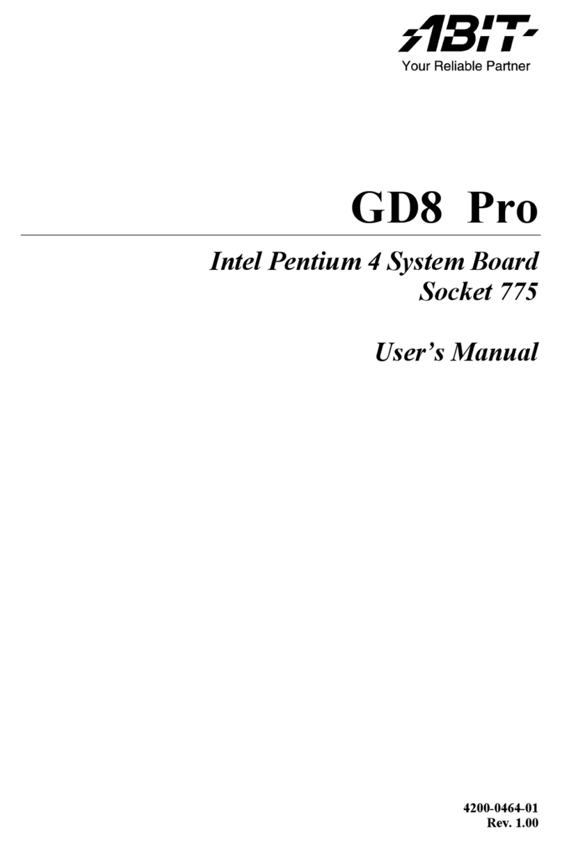 Abit GD8 Pro User manual