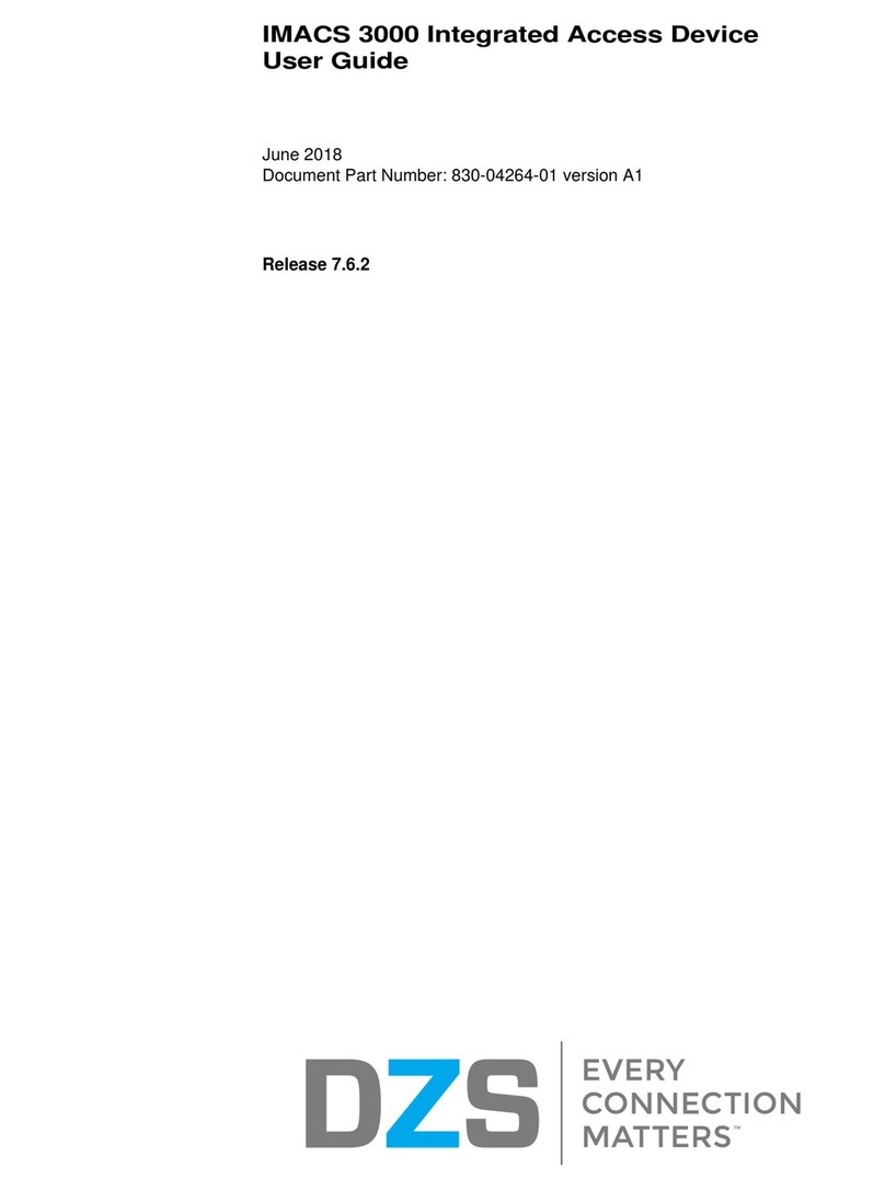 DZS IMACS 3000 user guide