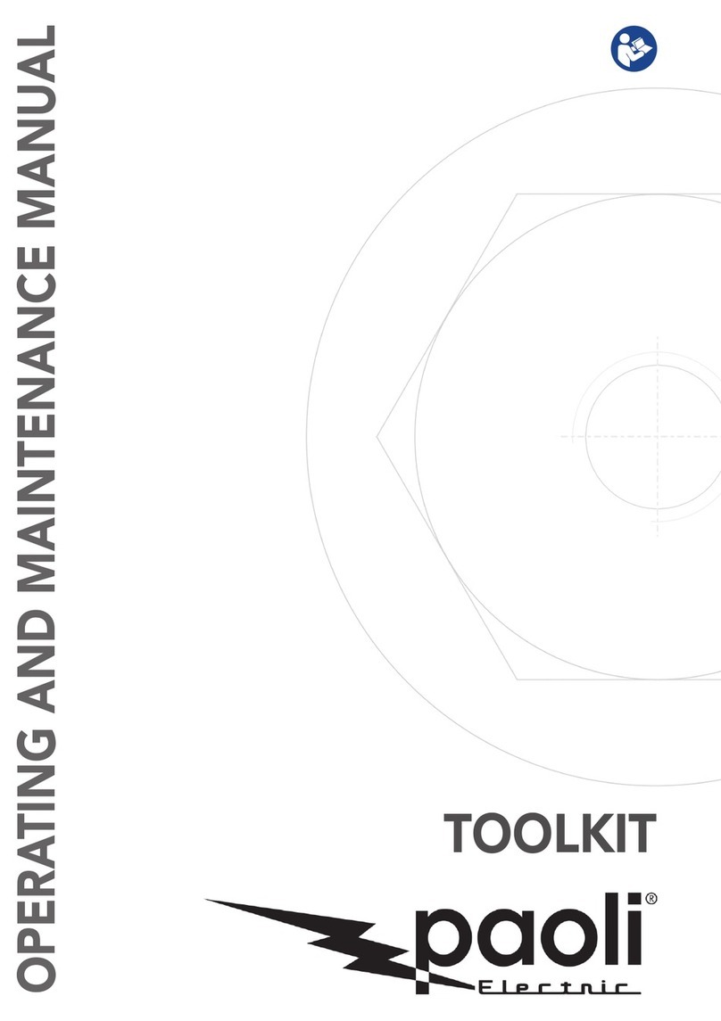 Paoli TOOLKIT Operating instructions