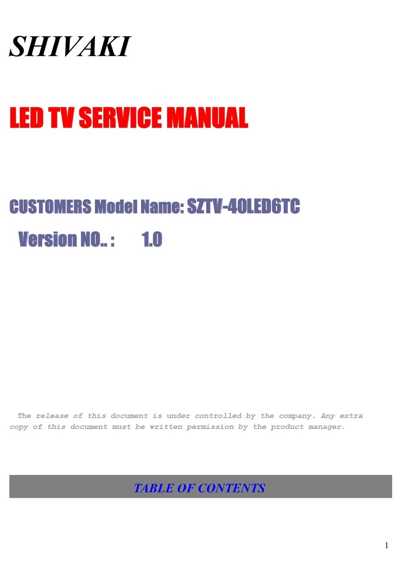 Suzuki SZTV-40LED6TC Service manual