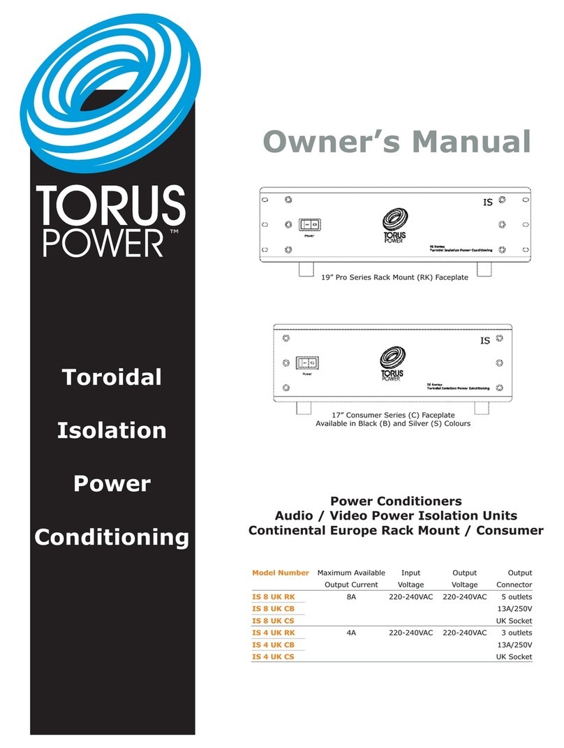 Torus Power IS 8 UK User manual