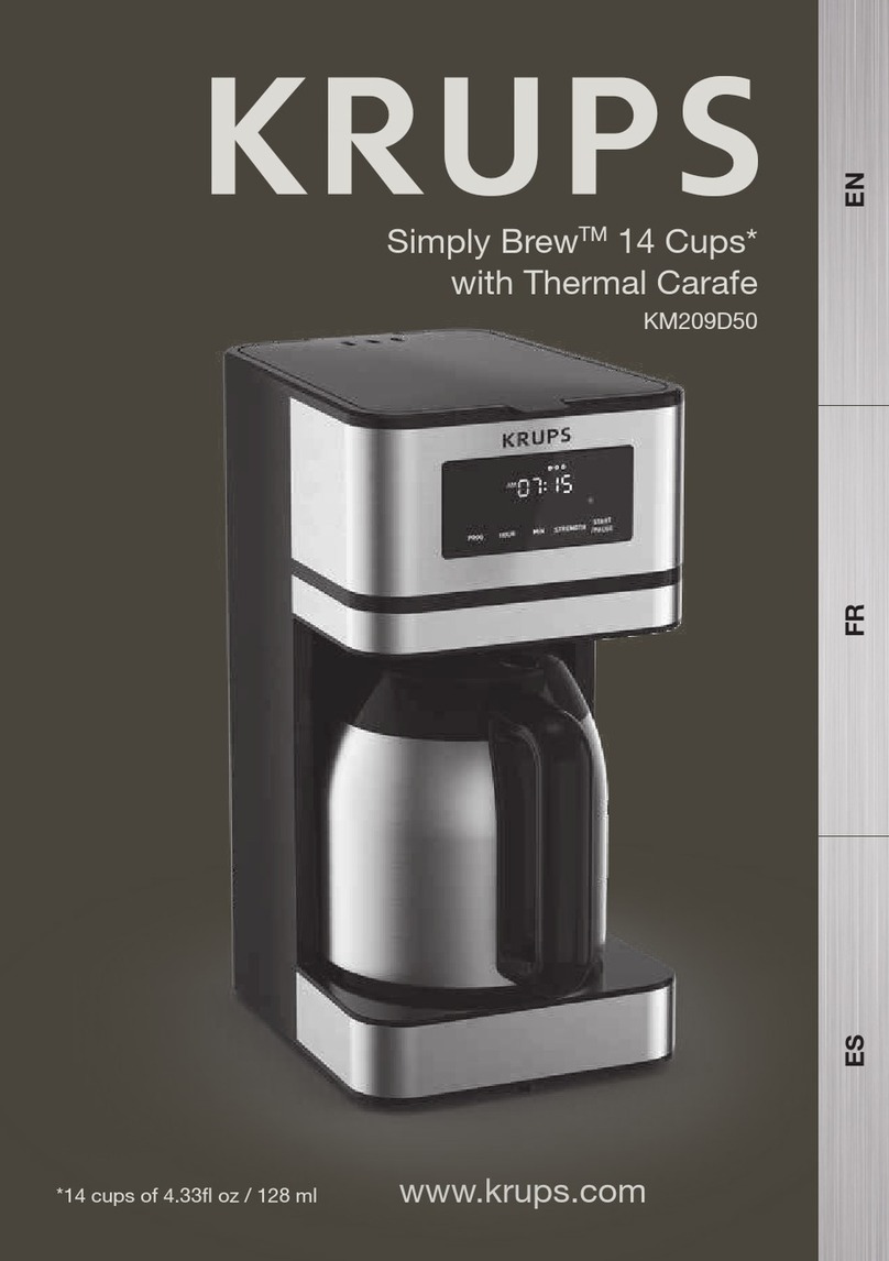Krups Simply Brew KM209D50 manual