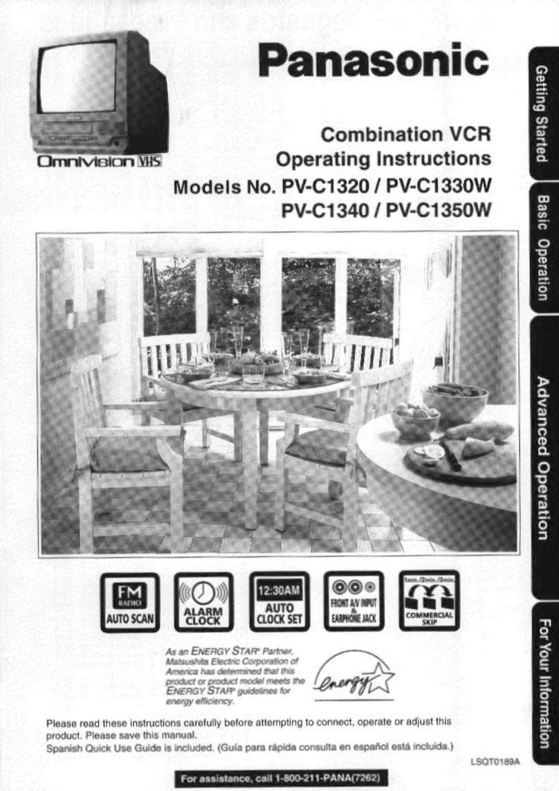Panasonic Omnivision PV-C1320W User manual