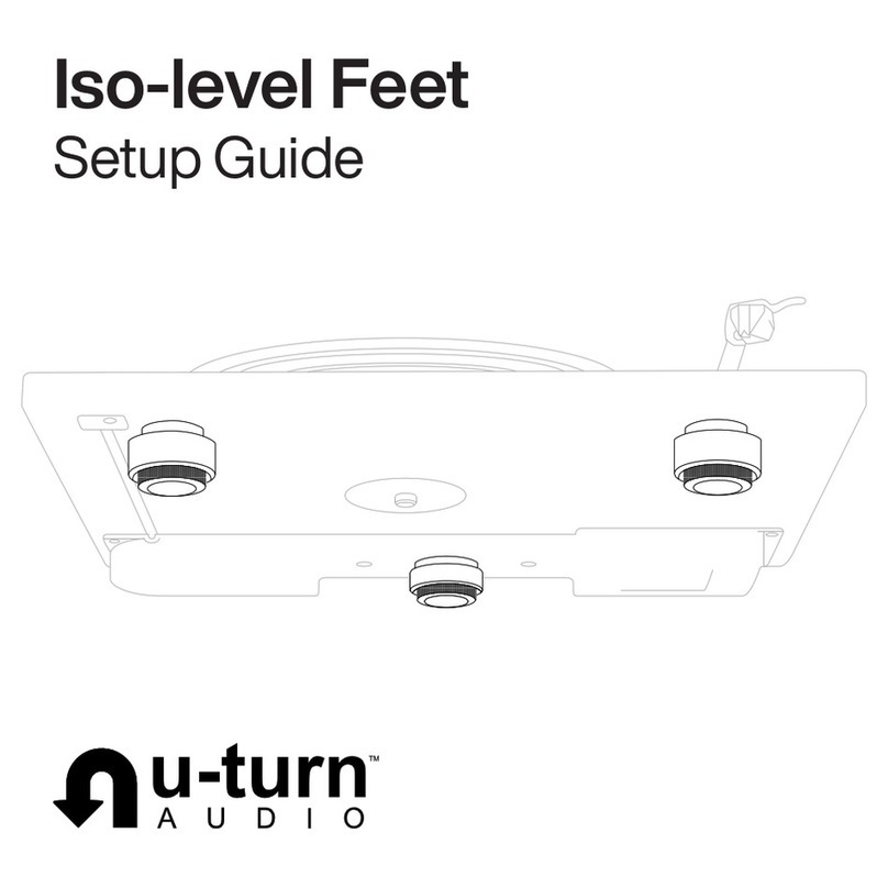 U-Turn Iso-level Feet User manual