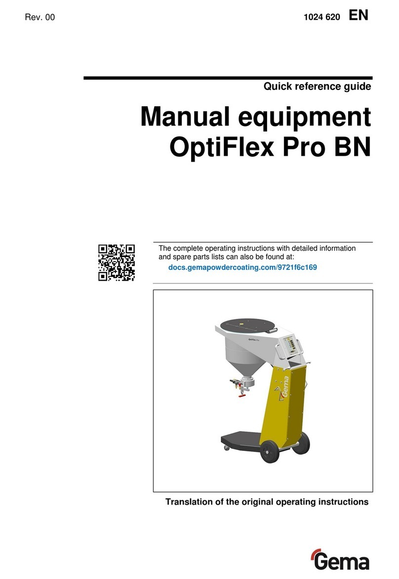 Gema OptiFlex Pro BN Quick reference guide