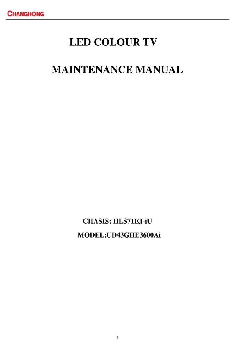 Changhong Electric UD43GHE3600Ai User manual