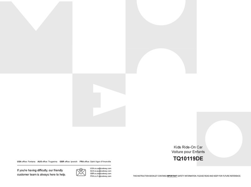 Costway TQ10119DE Instruction booklet