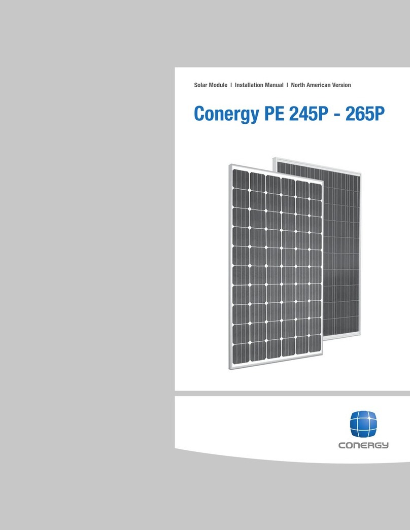 Conergy PE 245P instruction manual