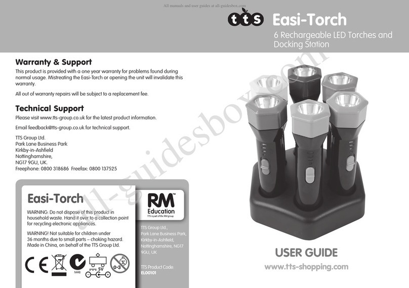 TTS Easi-Torch User manual
