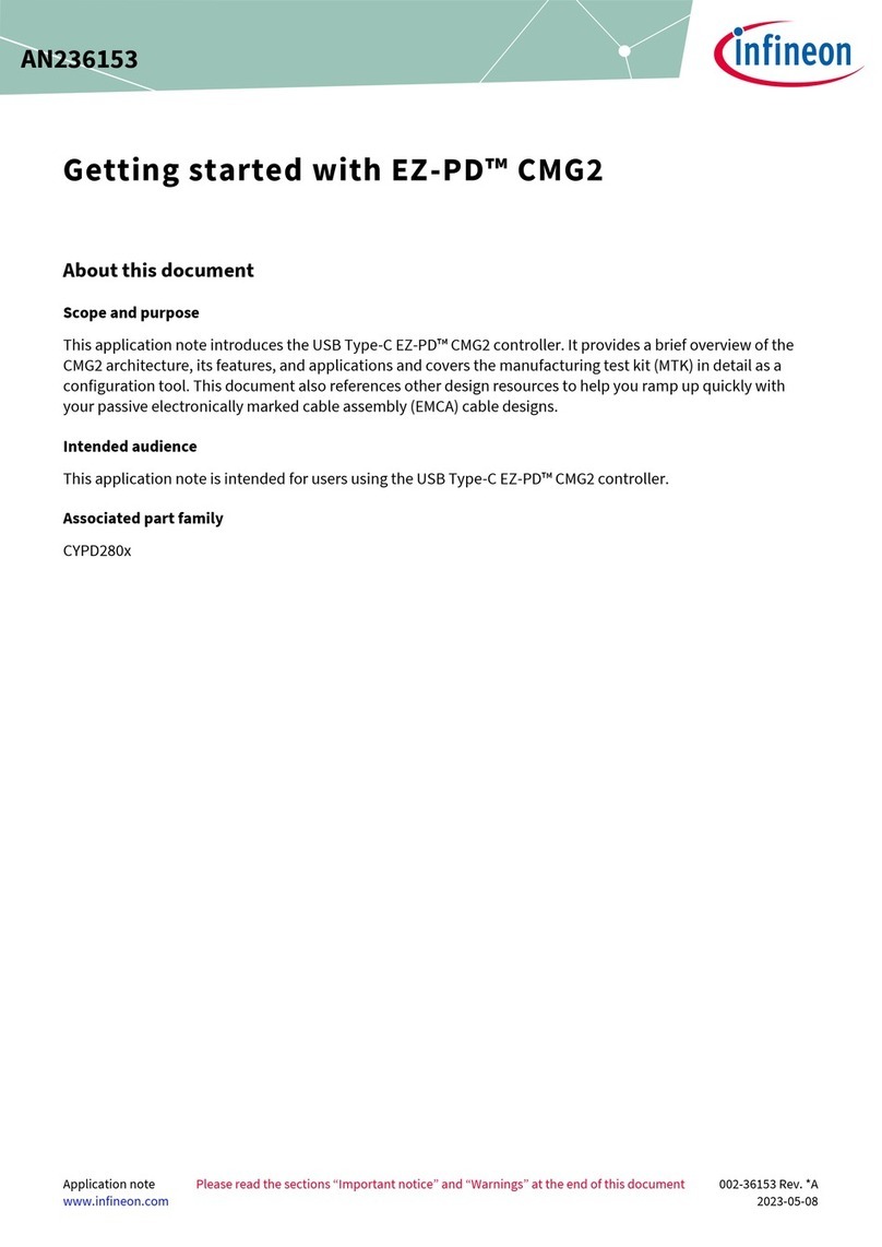 Infineon EZ-PD CMG2 User manual