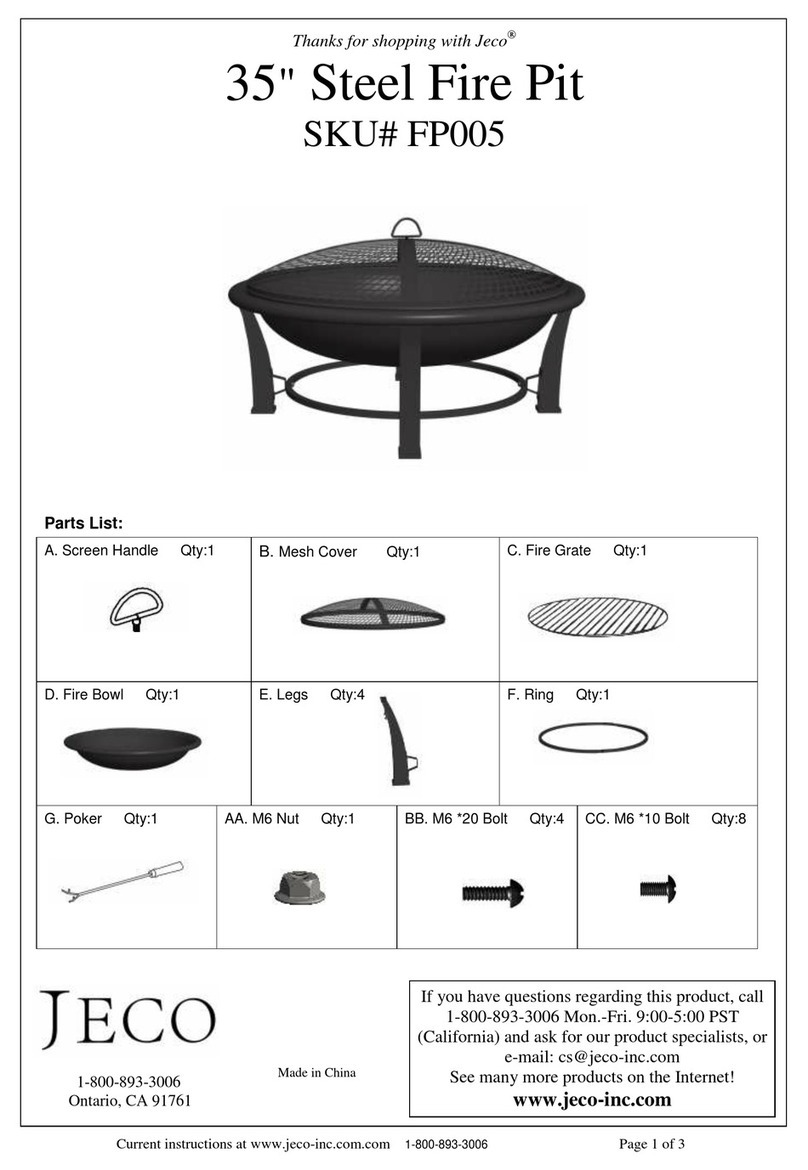 Jeco FP005 User manual