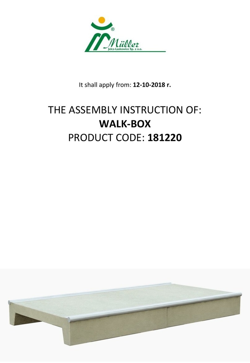 Muller WALK-BOX 181220 User manual Muller WALK-BOX 181220 User manual