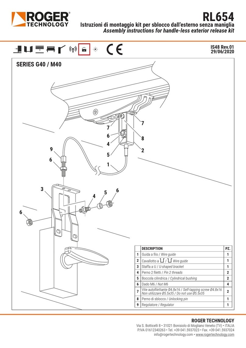 Roger Technology RL654 User manual