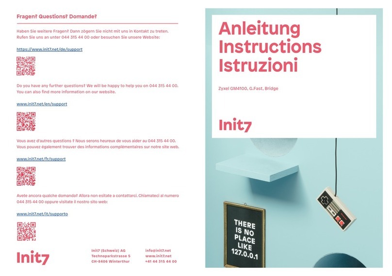 Init7 Zyxel GM4100 instructions