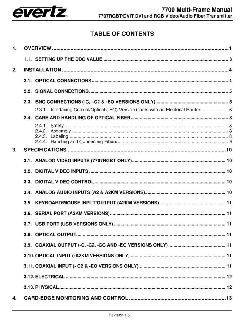 evertz 7700 Series manual