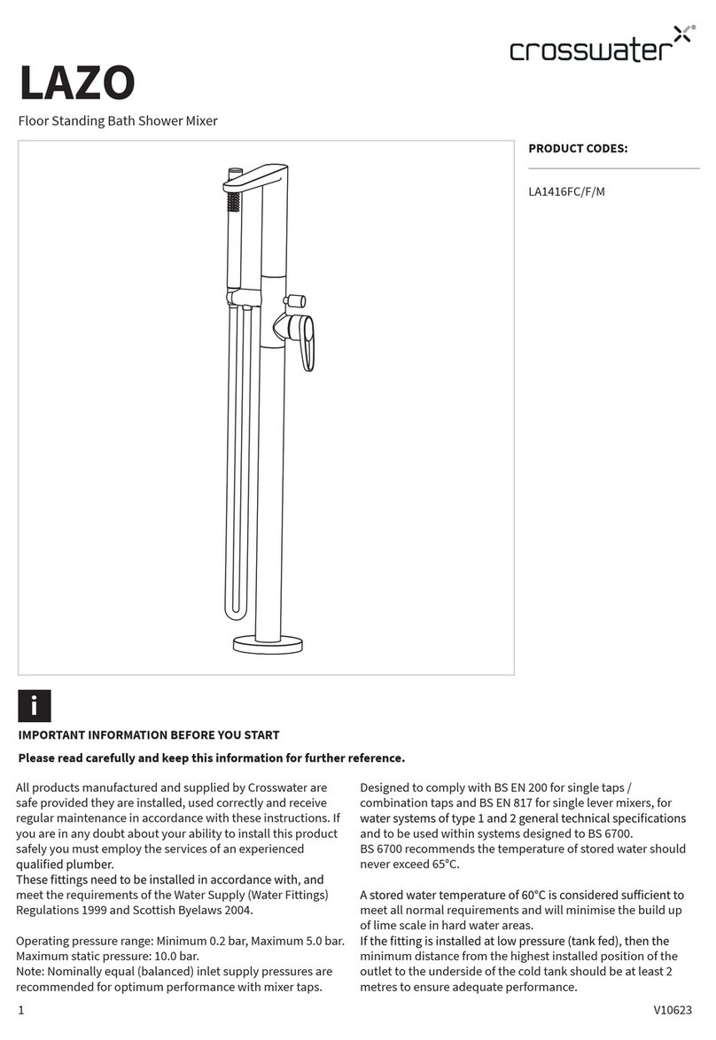 Crosswater Lazo LA1416FC manual