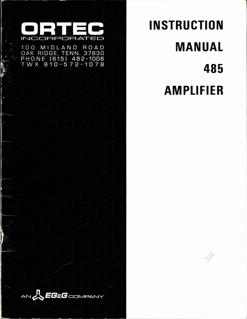 EG&G ORTEC 485 instruction manual