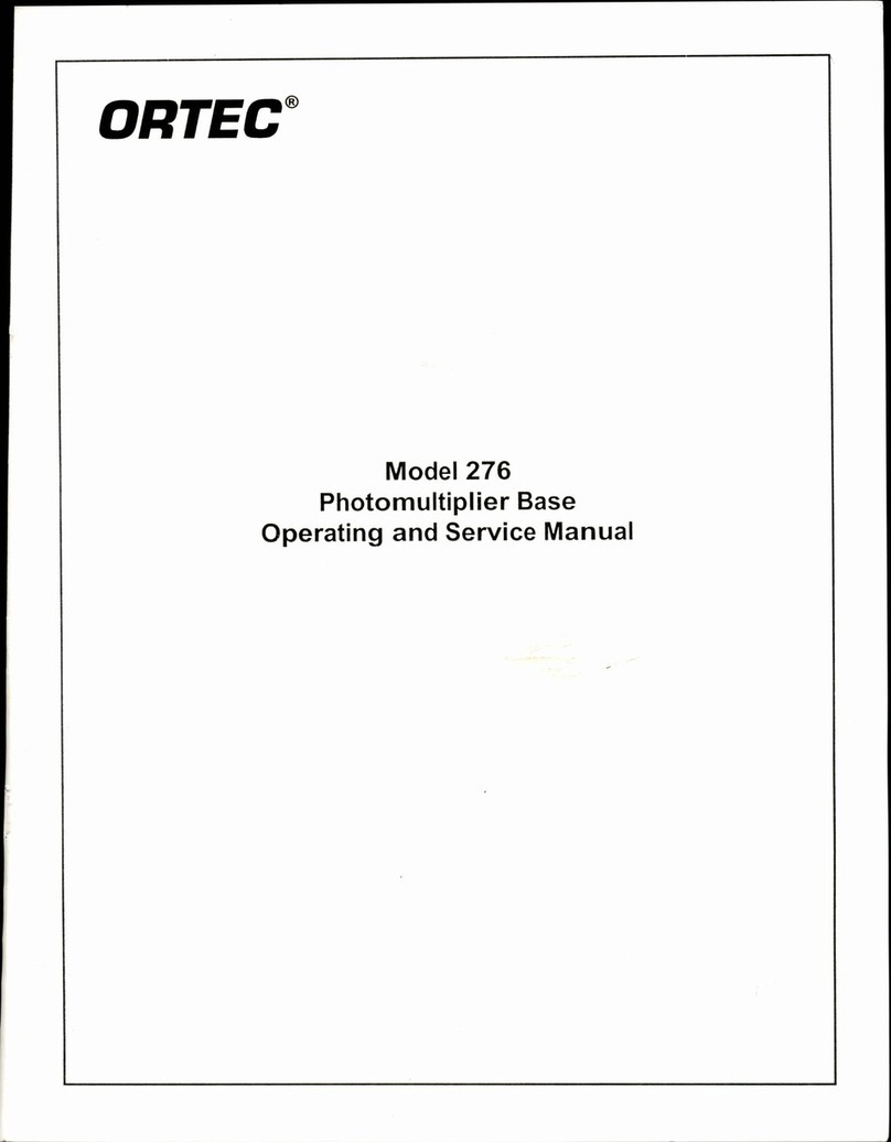 ORTEC 276 Operating and service manual