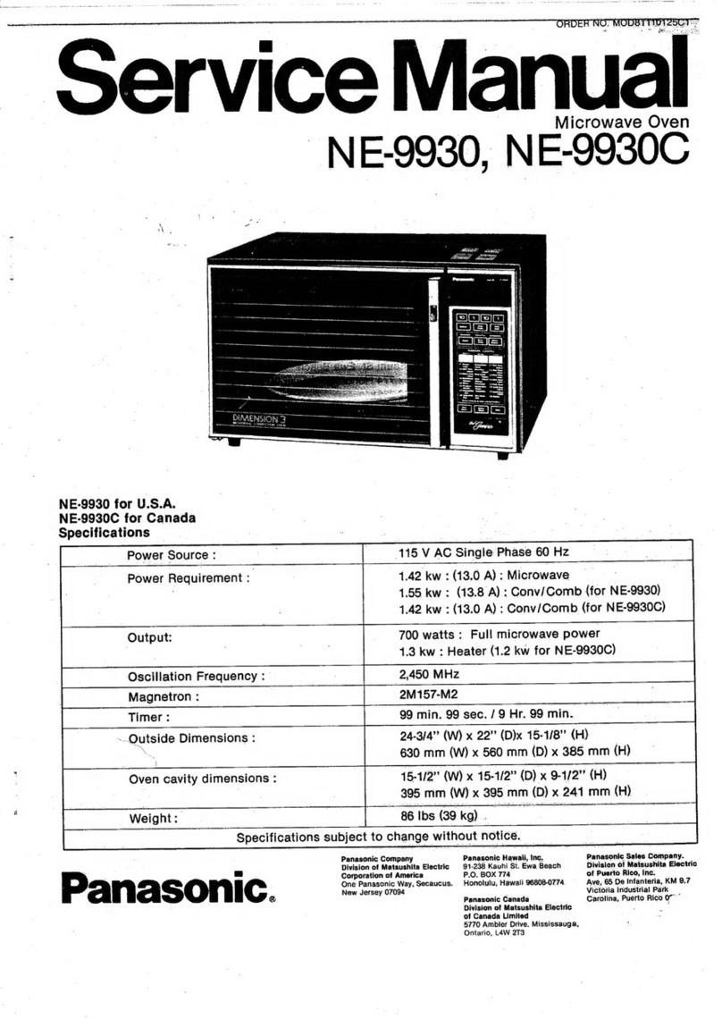 Panasonic NE-9930 User manual