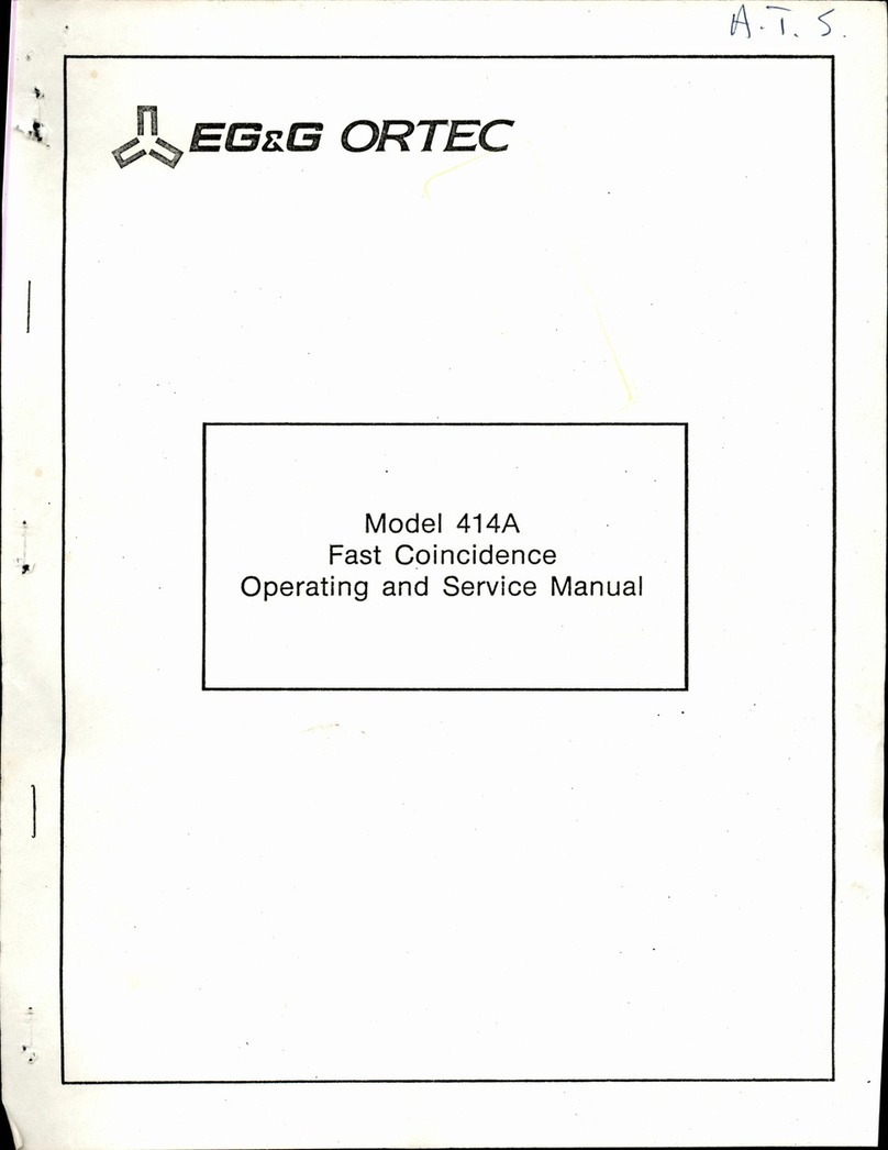 EG&G ORTEC 414A Operating and service manual