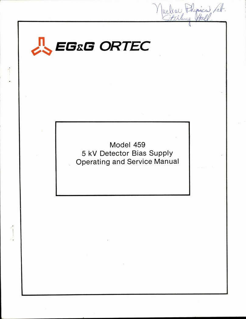 EG&G ORTEC 459 Service manual