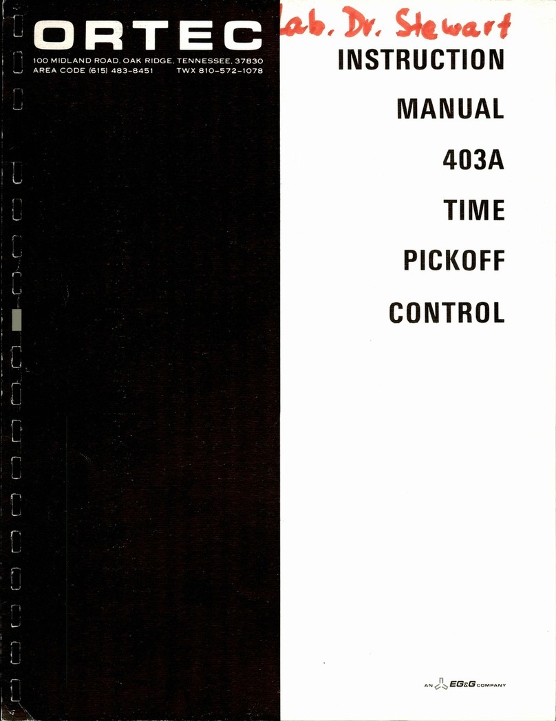 EG&G ORTEC 403A instruction manual