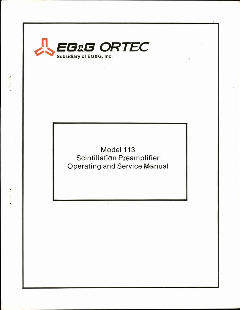EG&G ORTEC 113 Service manual