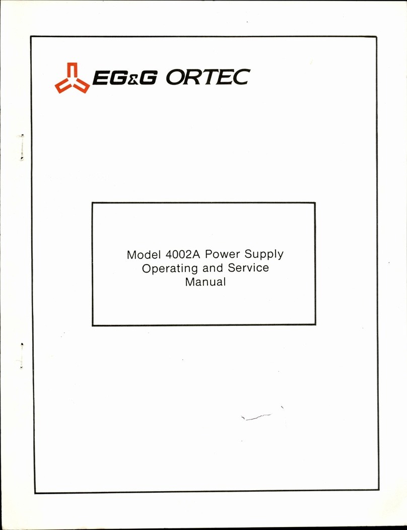 EG&G ORTEC 4002A Operating and service manual