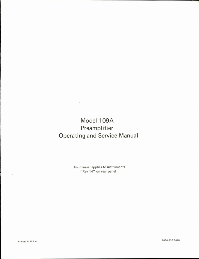 ORTEC 109A Service manual