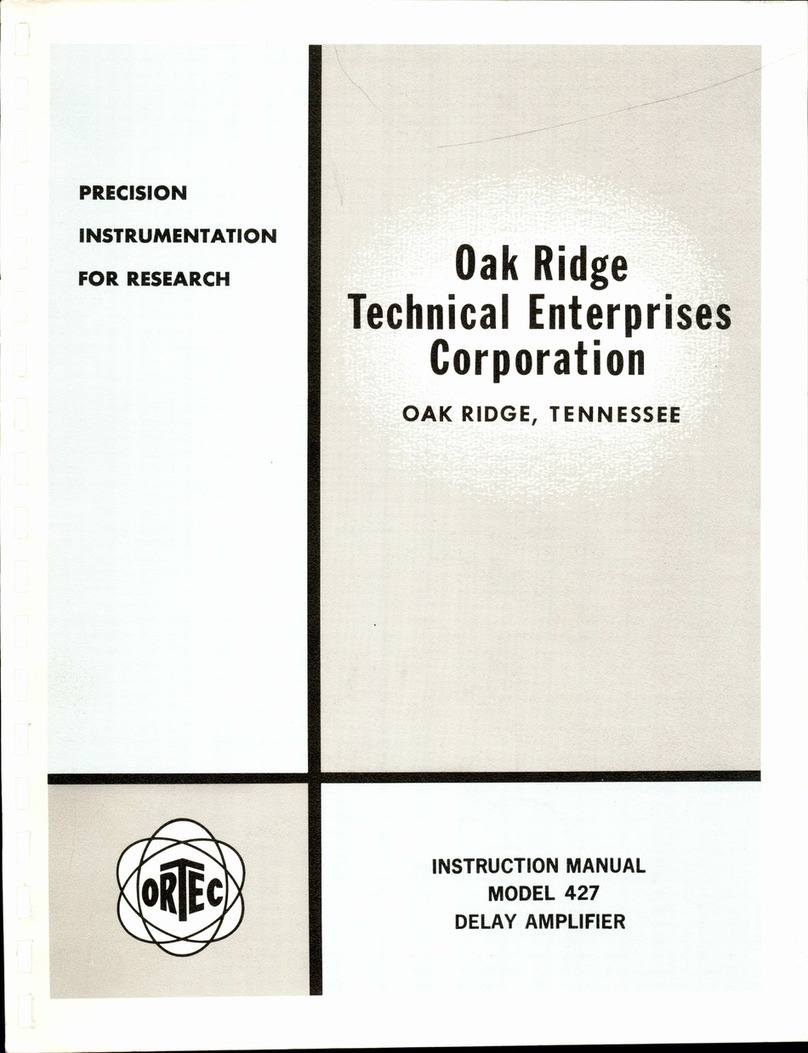 ORTEC 427 instruction manual