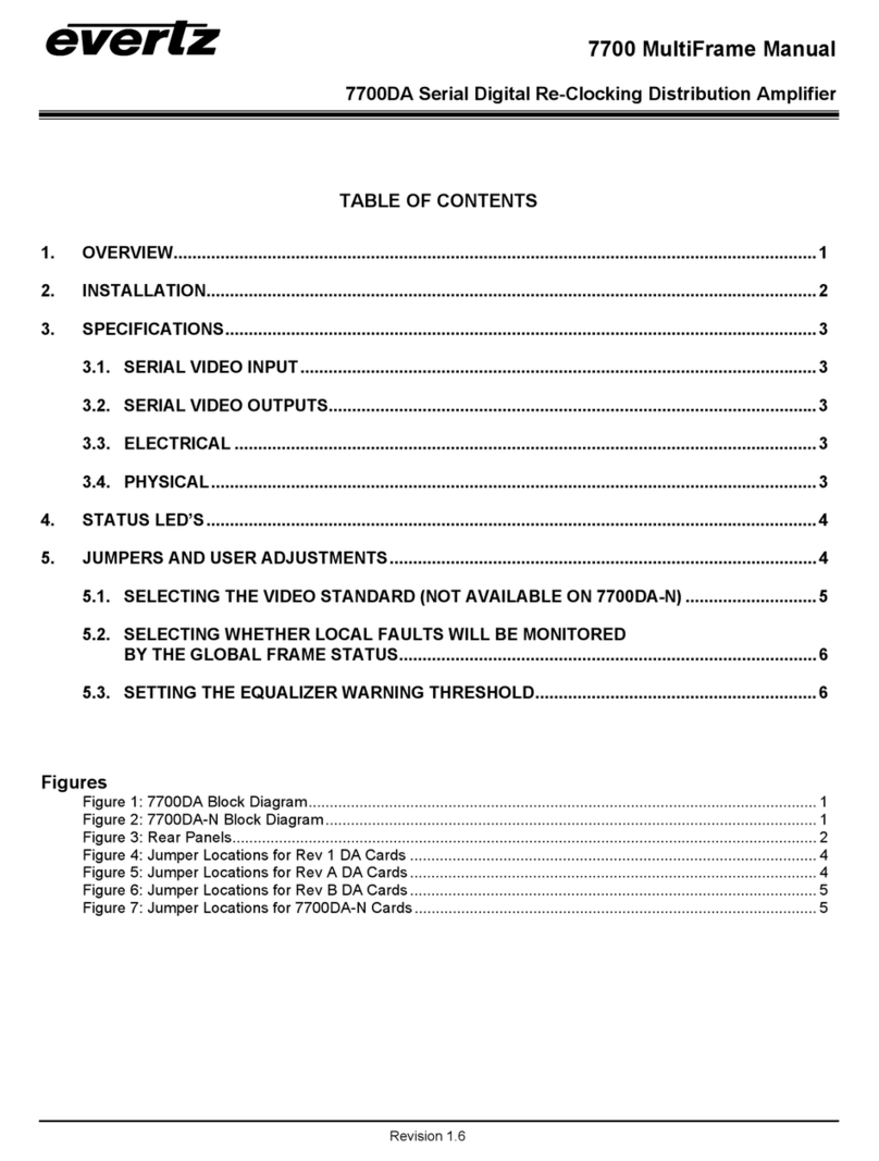evertz 7700 Series manual
