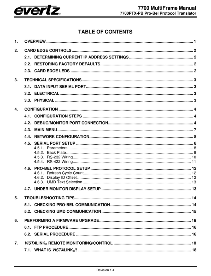 evertz 7700 Series manual