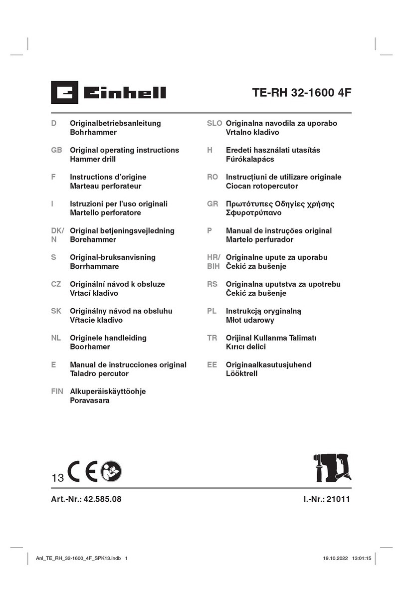 EINHELL TE-RH 32-1600 4F User manual