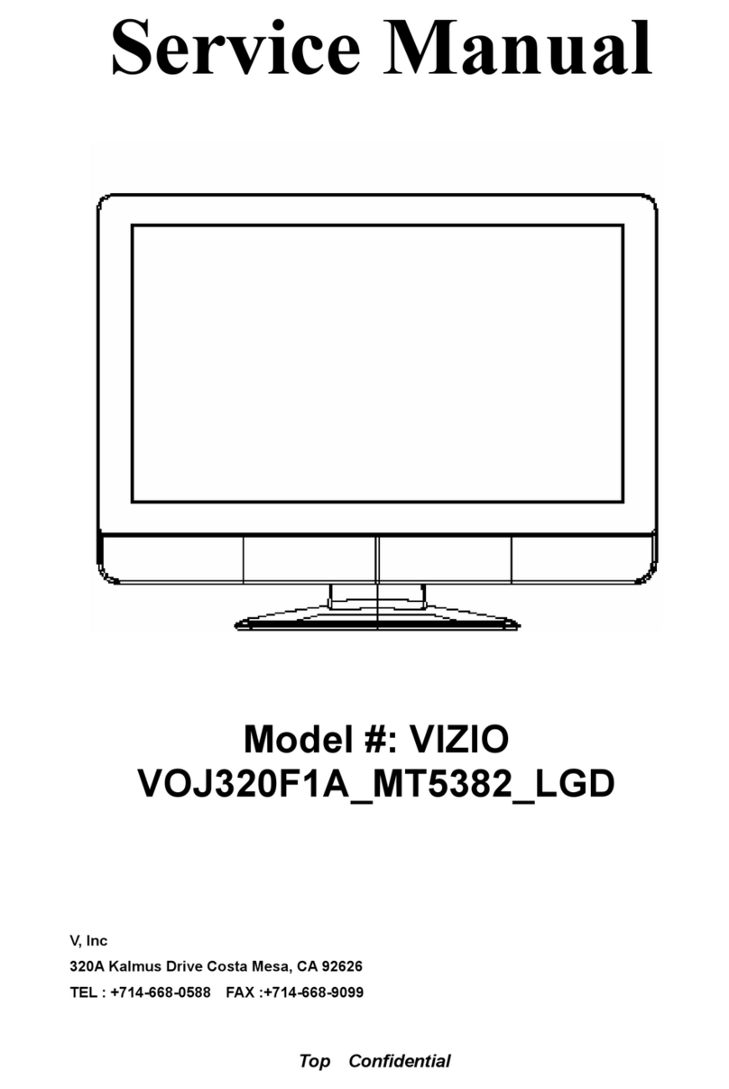 Vizio VOJ320F1A-MT5382-LGD User manual