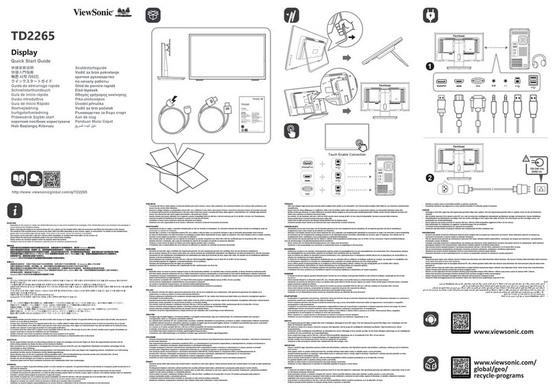 ViewSonic TD2265 User manual
