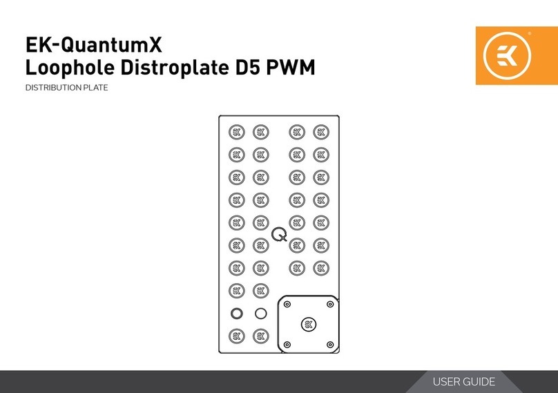 ekwb EK-QuantumX Loophole Distroplate D5 PWM User manual