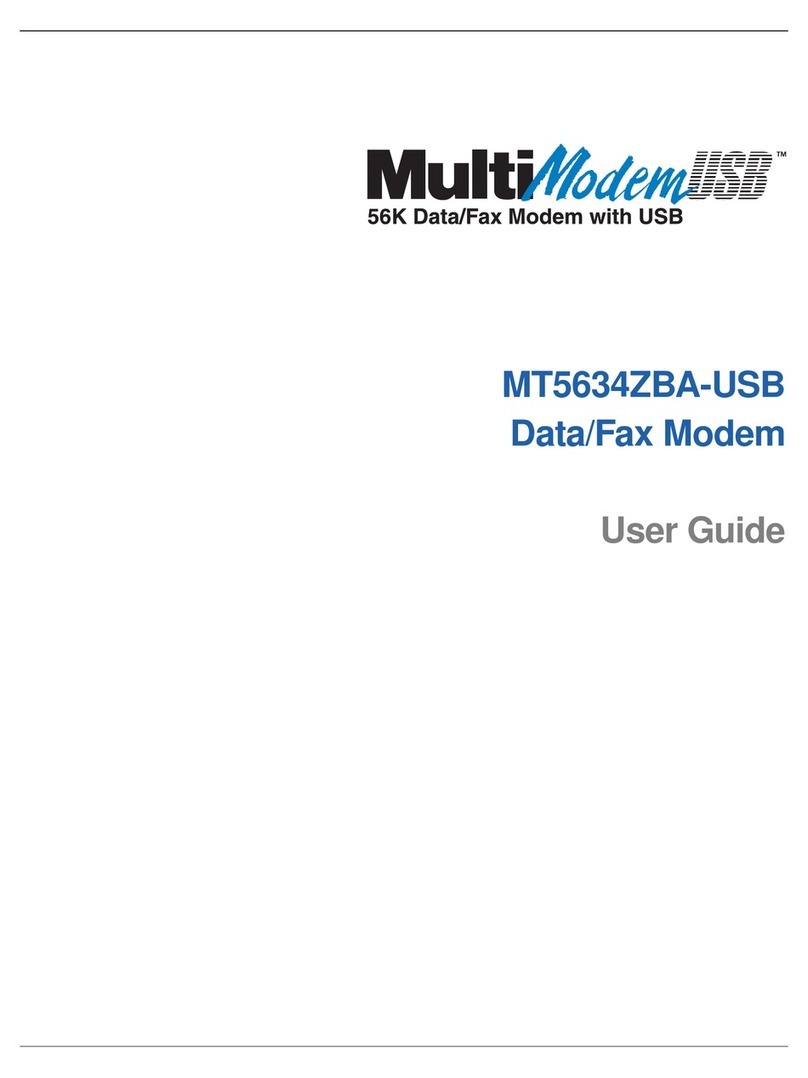 Multitech MultiModemUSB MT5634ZBA-USB user guide