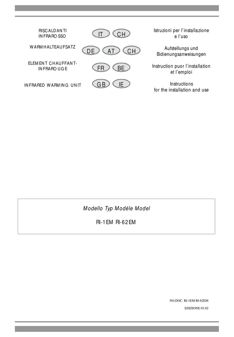 Lotus cookers RI-1EM Instructions for the installation and use
