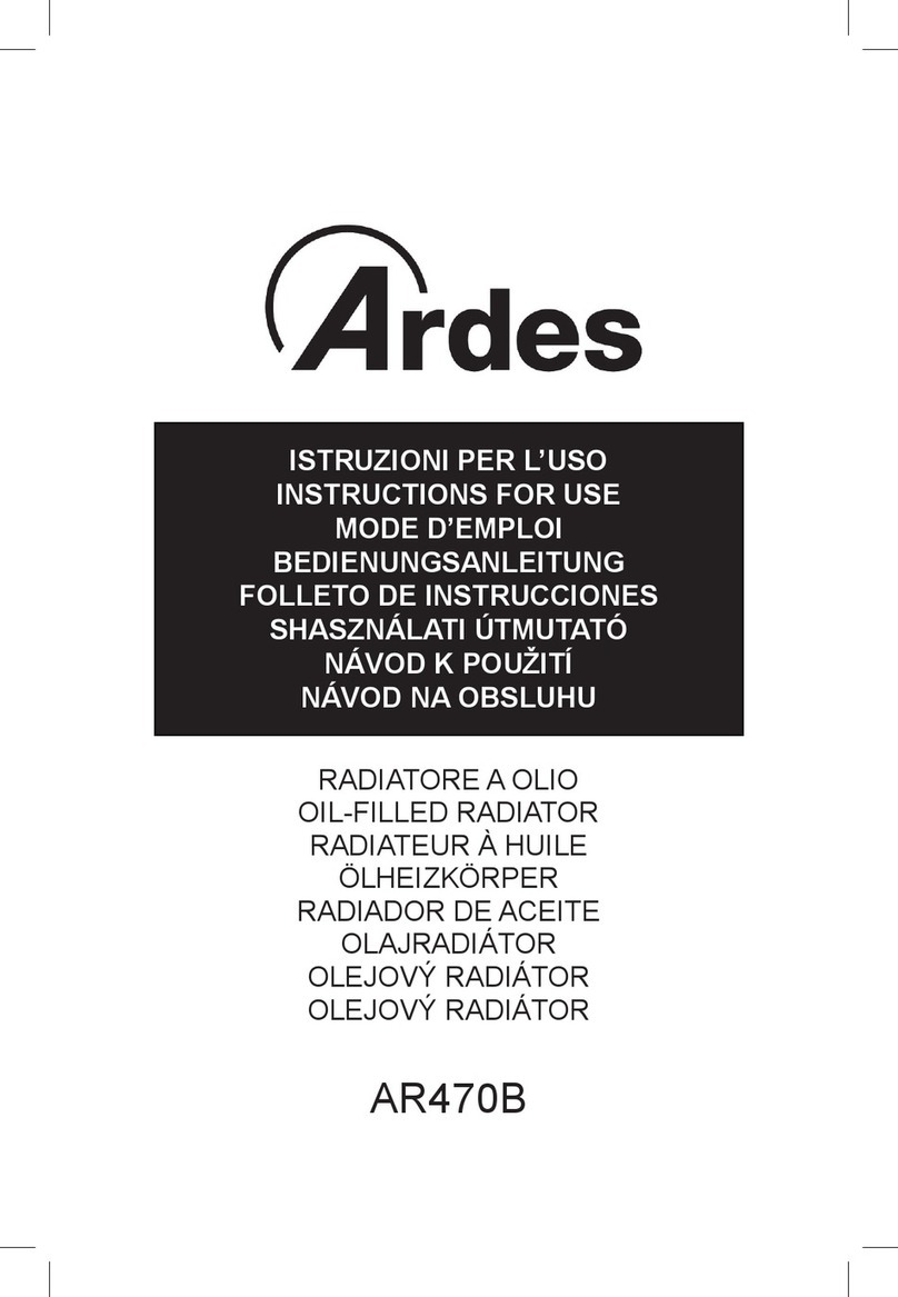 ARDES AR470B Instructions for use