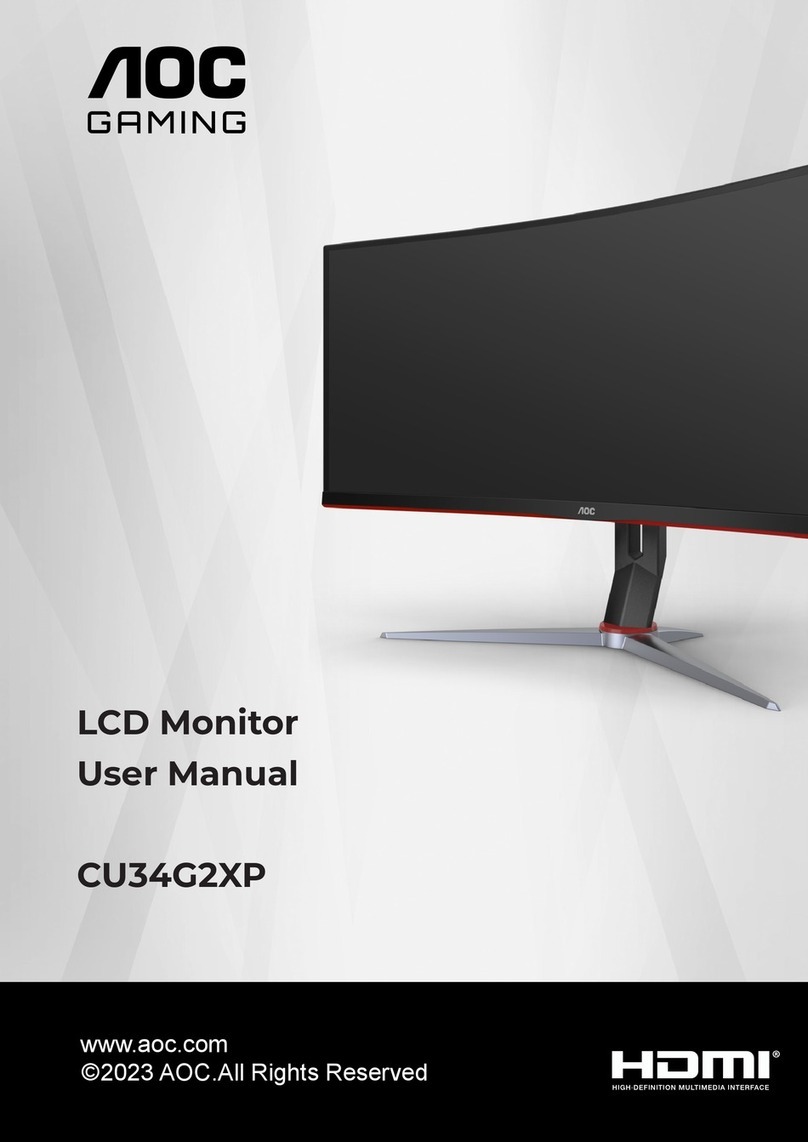 AOC CU34G2XP User manual